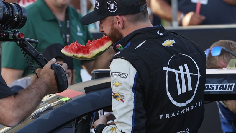 Wissenswertes über Wassermelonen: NASCAR-Siegesfeier a la Chastain
