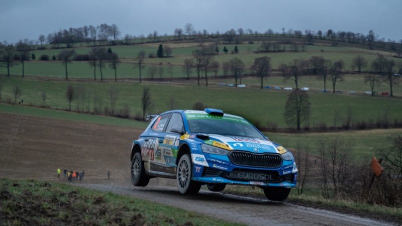 Deutsche Rallye-Meisterschaft im Erzgebirge: Julius Tannert gewinnt Auftakt 2024