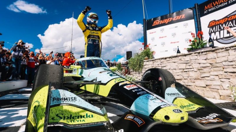 So verhalf ein kurzer Regenschauer Rasmussen zum ersten IndyCar-Sieg