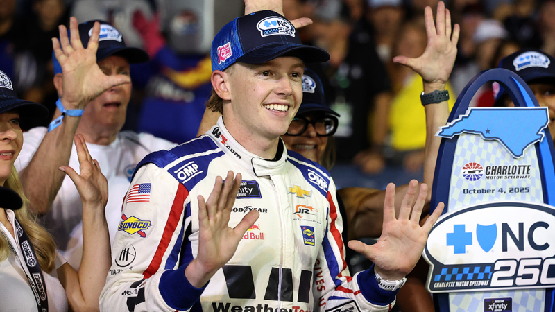 Routine-Sieg für Zilisch nach Playoff-Dramen auf dem Charlotte-Roval in der NASCAR Xfinity Series