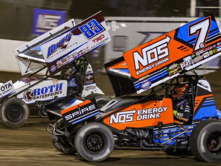 Wetterkapriolen und Courtney-Triumph: Turbulentes Wochenende der World of Outlaws