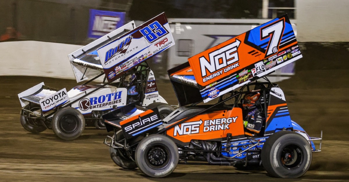 Wetterkapriolen und Courtney-Triumph: Turbulentes Wochenende der World of Outlaws