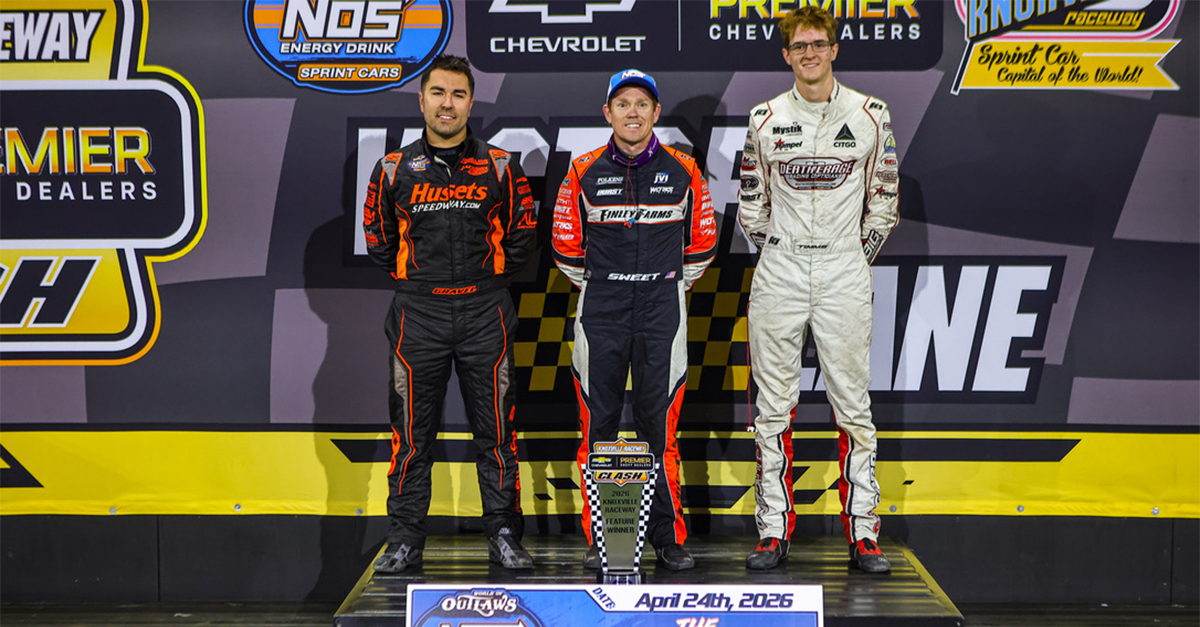 Sweet und Gravel teilen sich die Siege beim Knoxville-Double-Header der World of Outlaws