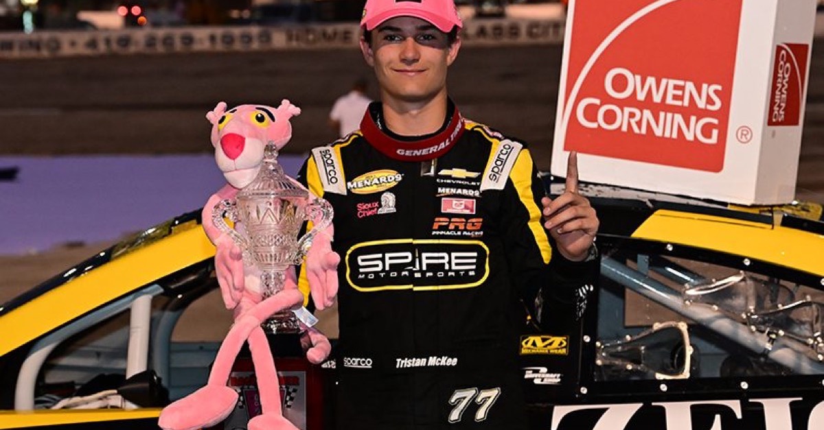 McKee triumphiert nach Kontakt mit Reaves: ARCA-Spektakel in Toledo