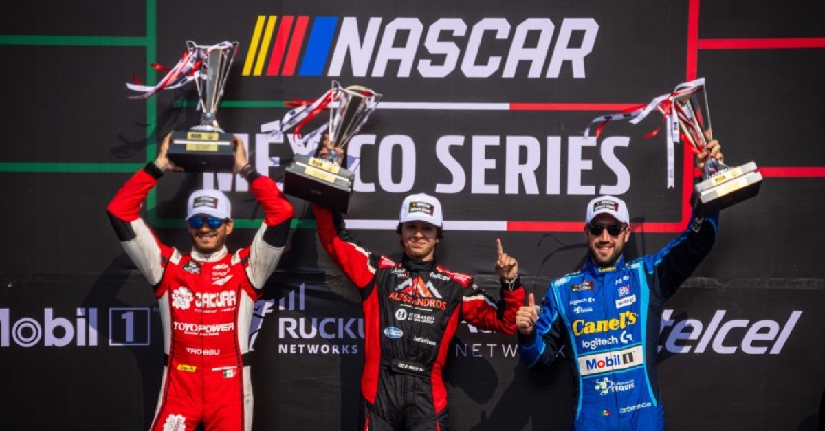 Erster Sieg für Helio Meza: Er gewinnt die vierte Runde der NASCAR Mexico Series