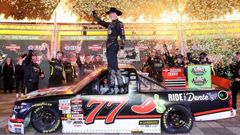 NASCAR-Siegesserie hält an: Hocevar gewinnt Texas-Truck-Rennen vor Kyle Busch