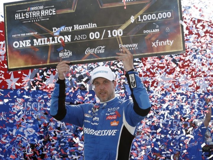 Denny Hamlin räumt eine Million US-Dollar im All-Star-Rennen von Dover ab