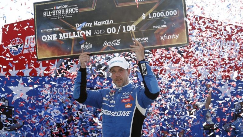 Denny Hamlin räumt eine Million US-Dollar im All-Star-Rennen von Dover ab