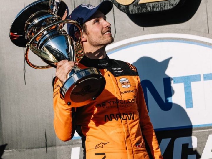 Wildes Indy-GP-Rennen: Lundgaard siegt, Schumacher wirft solides Ergebnis weg