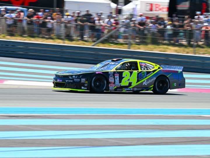 Lachender Dritter nach Crash: Ghirelli gewinnt packendes NASCAR-Euro-Series-Rennen in Paul Ricard