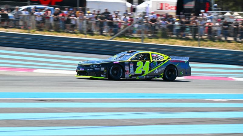 Lachender Dritter nach Crash: Ghirelli gewinnt packendes NASCAR-Euro-Series-Rennen in Paul Ricard