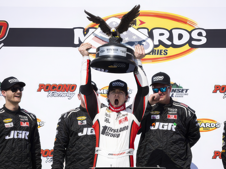 Pure Dominanz in Pocono: Gio Ruggiero gewinnt ARCA-Rennen auf dem Tricky-Triangle