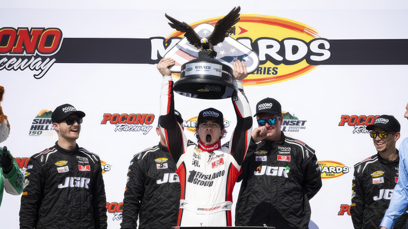 Pure Dominanz in Pocono: Gio Ruggiero gewinnt ARCA-Rennen auf dem Tricky-Triangle
