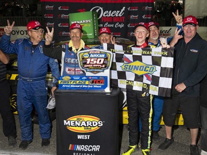 Denton überzeugt im ARCA-West-Rennen auf dem Tri-City Raceway