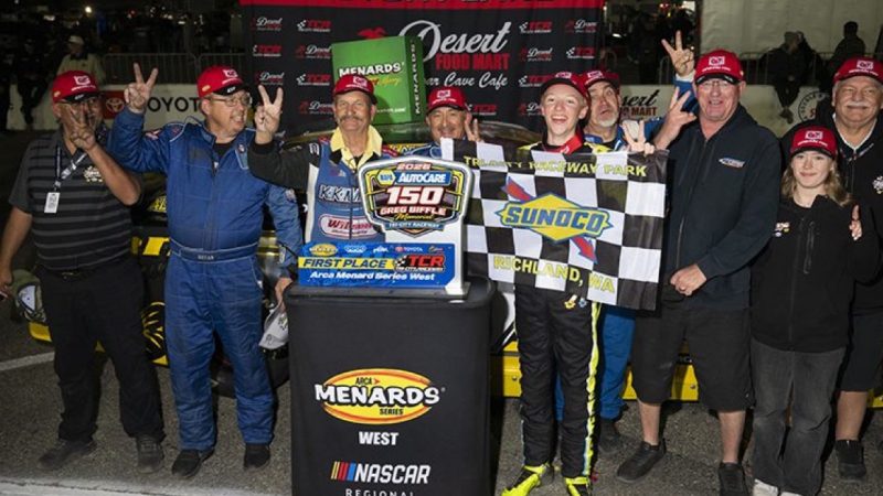 Denton überzeugt im ARCA-West-Rennen auf dem Tri-City Raceway