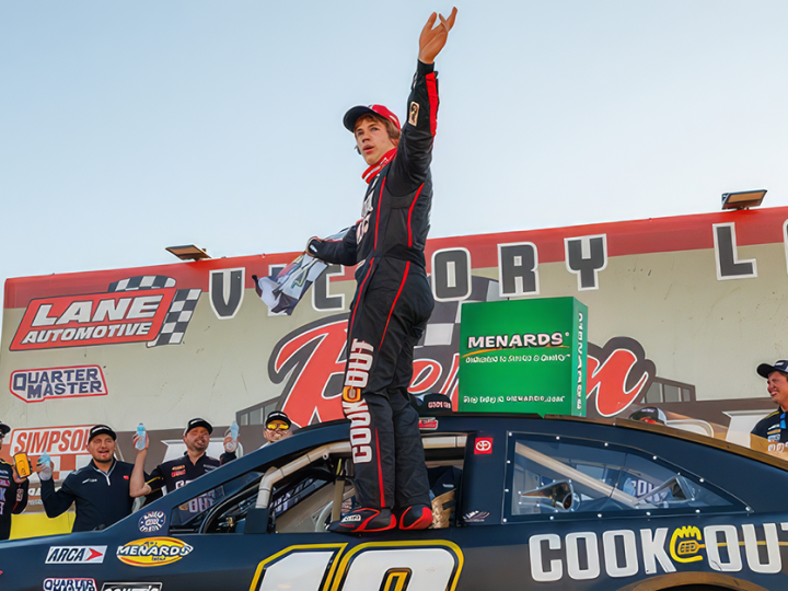 JGR-Dominanz in ARCA hält an: Max Reaves feiert ersten Saisonsieg auf dem Berlin Raceway
