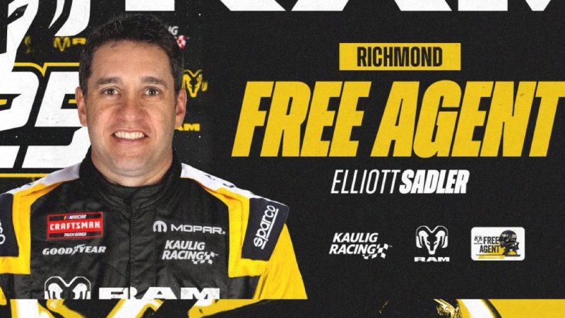 NASCAR-Boxenfunk 2026: Sadler fährt für Ram im der Truck-Serie
