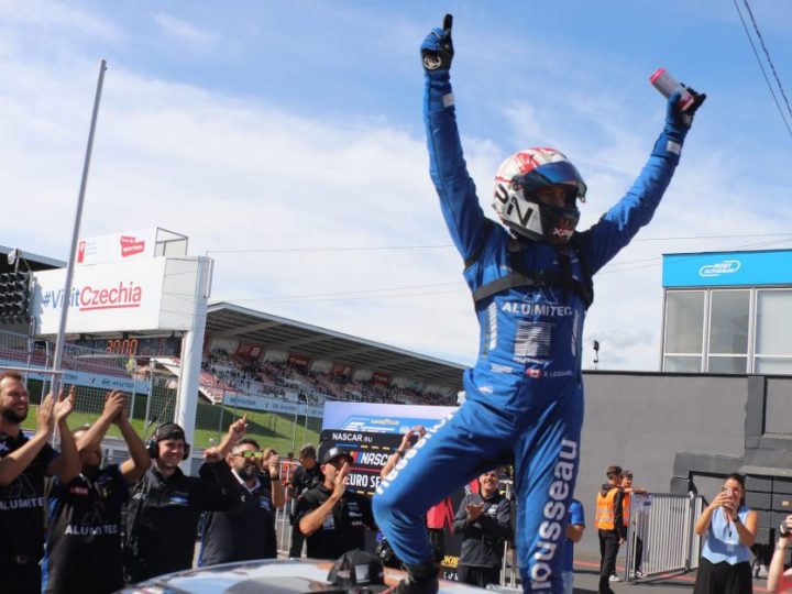 Sweep in der NASCAR-Euro für Lessard: Mehr Action, weniger Schrott in Most