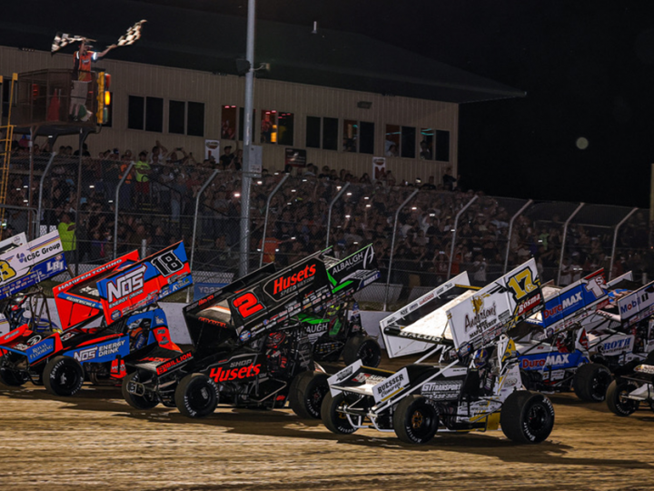 World of Outlaws in Minnesota: Haudenschild trotzt dem Regen und Schuchart überrascht spät