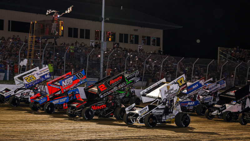 World of Outlaws in Minnesota: Haudenschild trotzt dem Regen und Schuchart überrascht spät