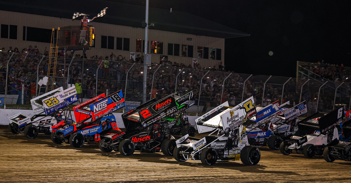 World of Outlaws in Minnesota: Haudenschild trotzt dem Regen und Schuchart überrascht spät