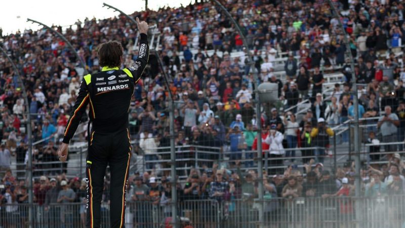 Durchwachsenes NASCAR-Rennen in Loudon: Ryan Blaney triumphiert nach Regen