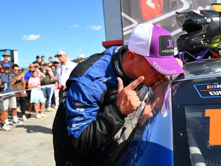 Trotz Handverletzung: Gianmarco Ercoli triumphiert bei der NASCAR Euro Series in Most
