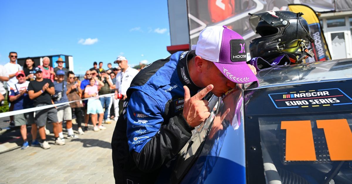 Trotz Handverletzung: Gianmarco Ercoli triumphiert bei der NASCAR Euro Series in Most