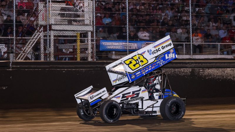 Siegen oder Schrott“: Garet Williamson bricht den Bann in der World of Outlaws