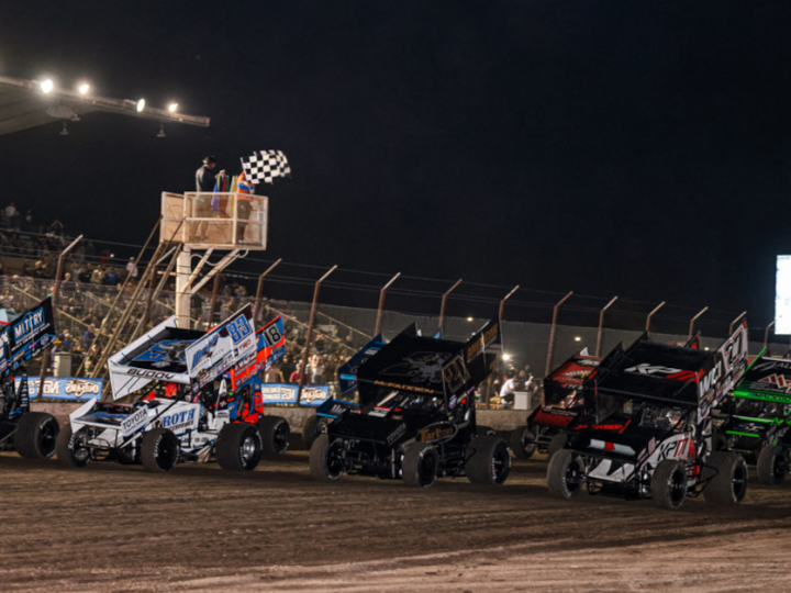 World of Outlaws in Stockton: Sanders feiert Heimsieg und McFadden gewinnt Auftakt