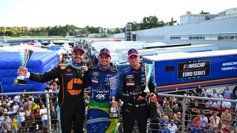 Formel-1-Flair in Italien: Nelson Piquet Jr. stürmt in Vallelunga zum ersten EuroNASCAR-Sieg