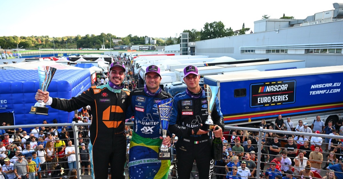 Formel-1-Flair in Italien: Nelson Piquet Jr. stürmt in Vallelunga zum ersten EuroNASCAR-Sieg