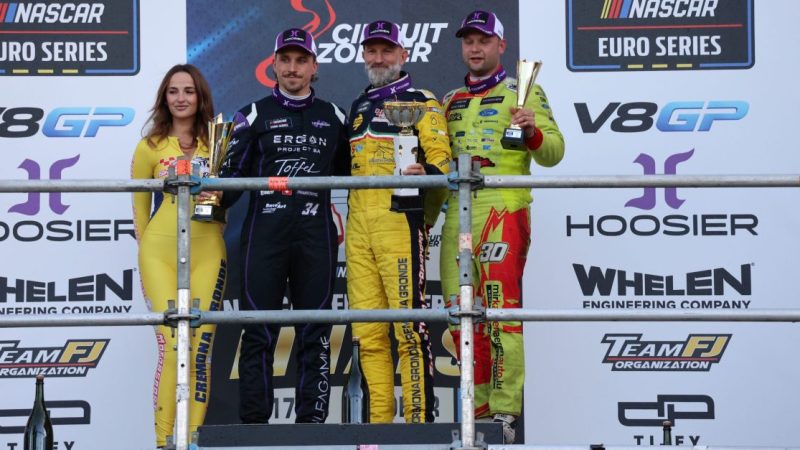 NASCAR Euro Series Zolder: Cappelli triumphiert im Regen, Toffel baut Führung aus