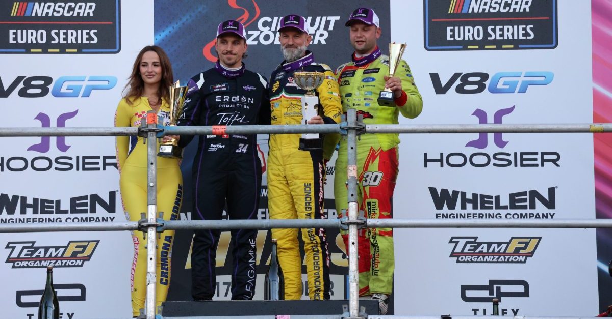 NASCAR Euro Series Zolder: Cappelli triumphiert im Regen, Toffel baut Führung aus