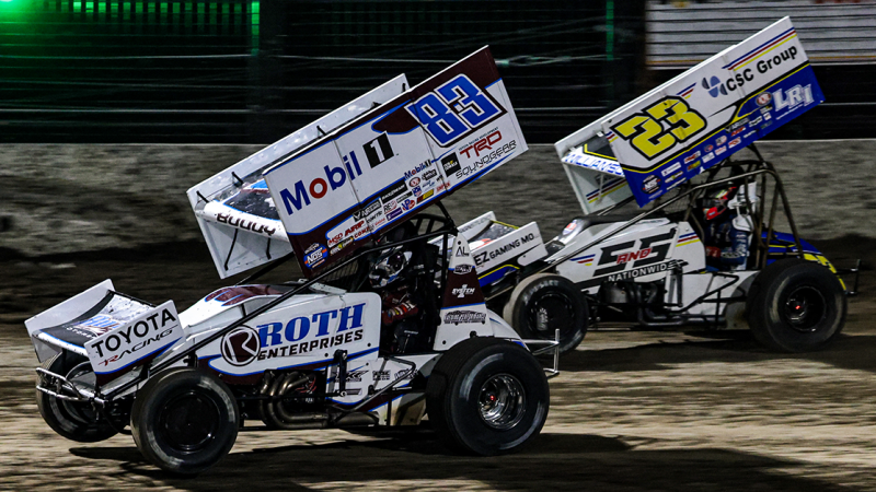 World of Outlaws: Buddy Kofoid triumphiert bei Debüt auf dem Belle-Clair Speedway
