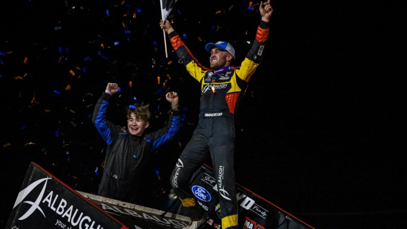Macedo und Kofoid triumphieren bei der World of Outlaws in Texarkana